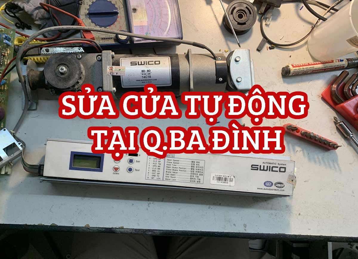 Sửa chữa Cửa Tự Động tại quận Ba Đình, Hà Nội