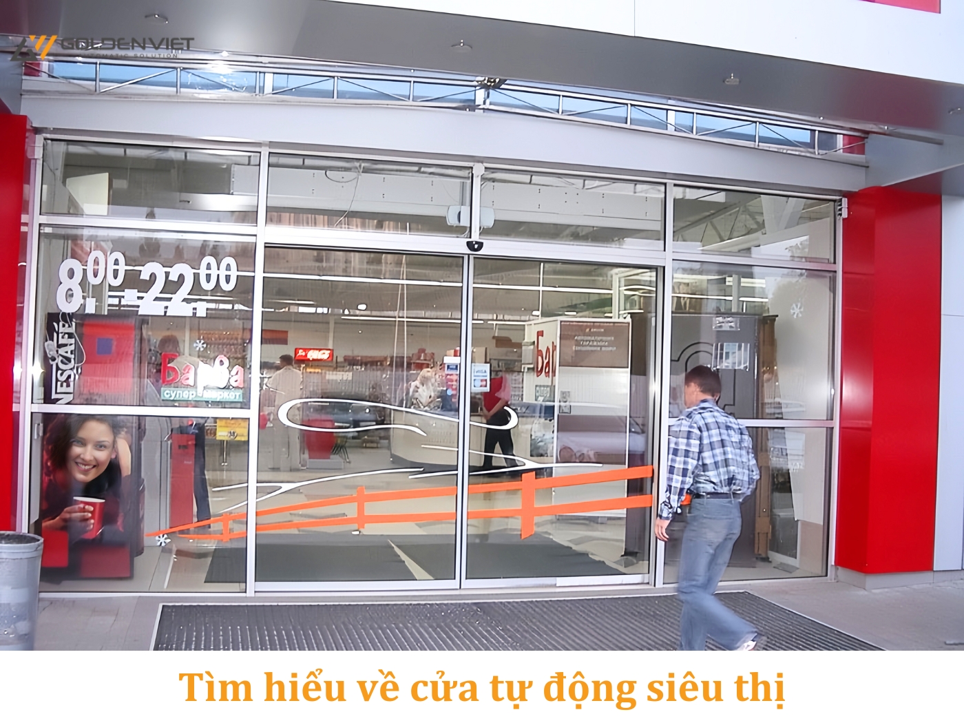 Tìm hiểu về cửa tự động siêu thị