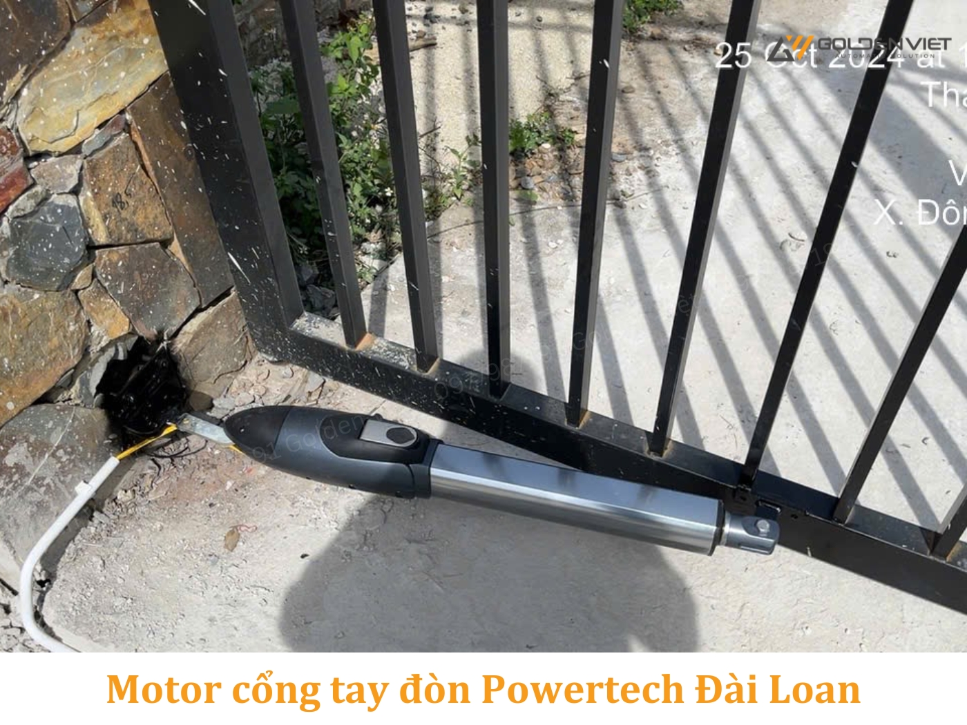 Tận hưởng sự tiện nghi với motor cổng tay đòn Powertech Đài Loan tại Quốc Oai