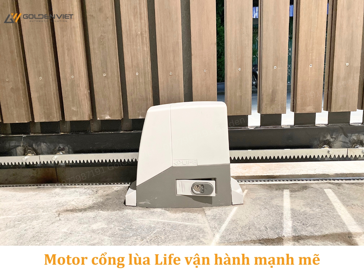 Cổng lùa tự động Life - Giải pháp hoàn hảo cho cổng trượt 2 cánh