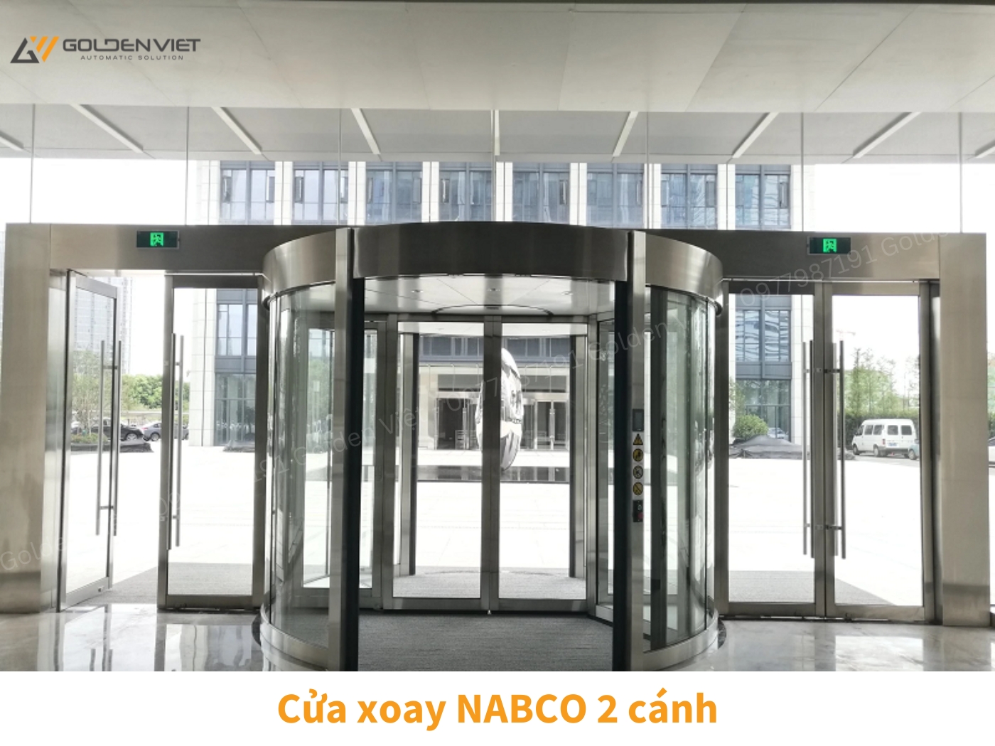 Cửa xoay NABCO 2 cánh CS2A-H