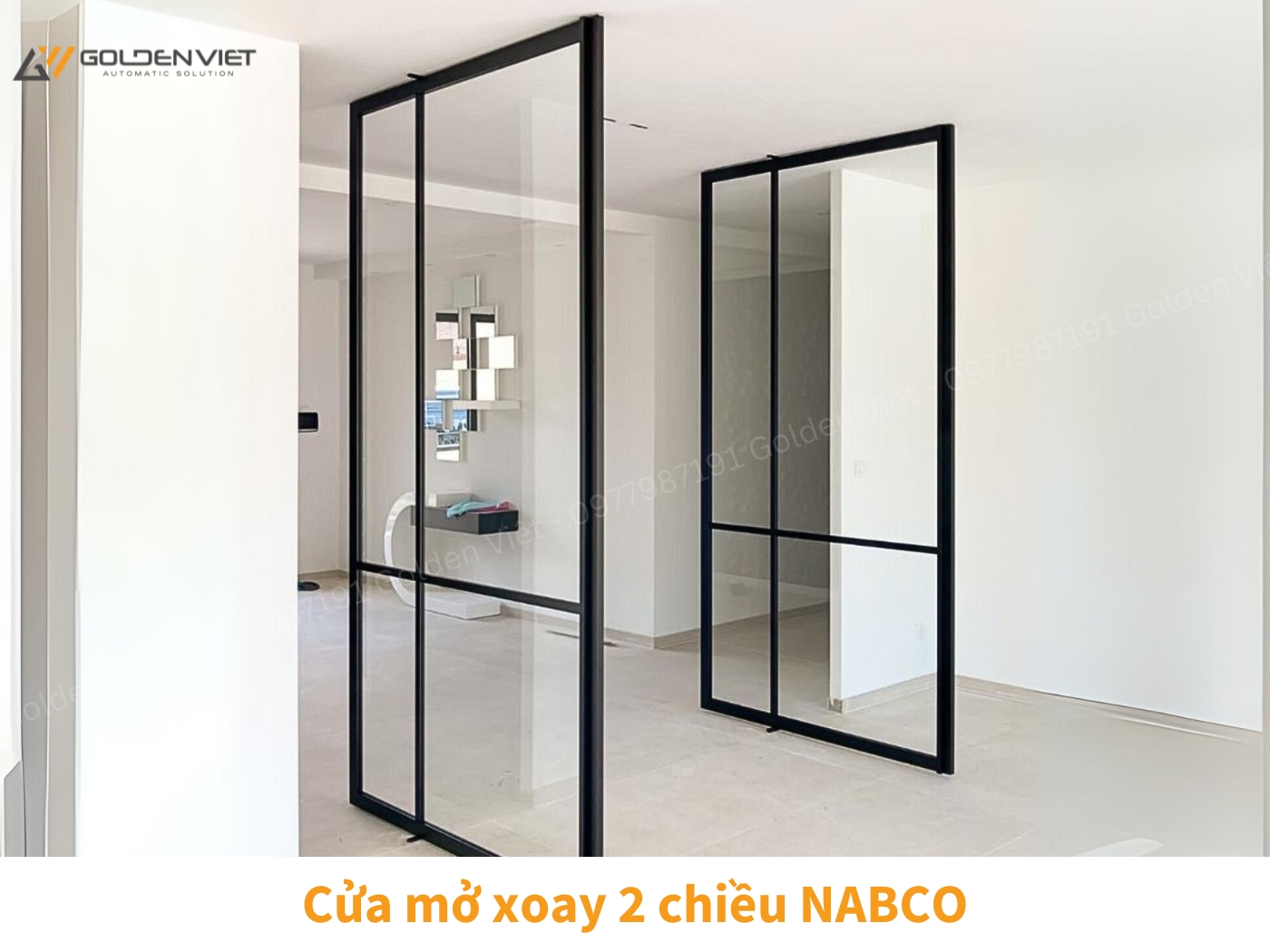 Cửa mở xoay hai chiều NABCO