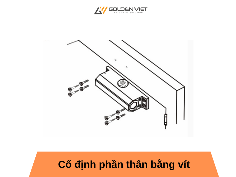 Cố định thân bằng vít