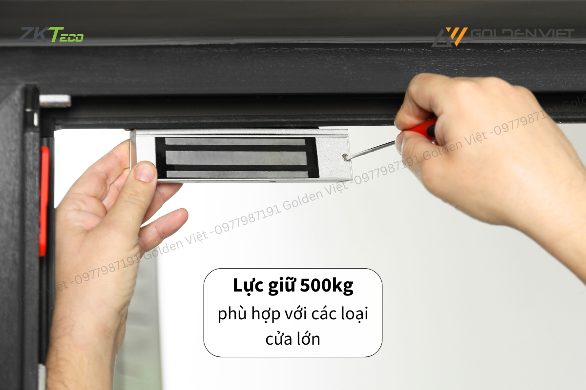 Khóa điện LM-5002 có lực hút giữ cửa lên đến 500kg