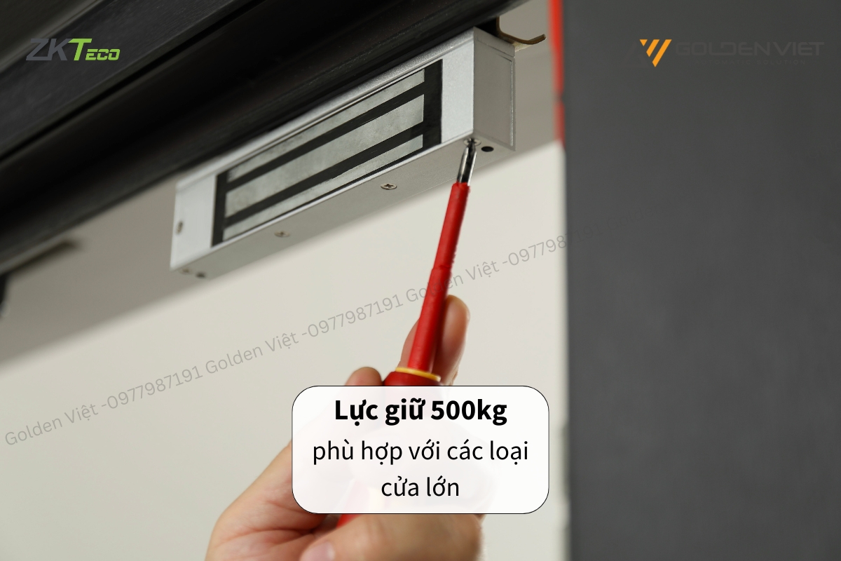 Khóa điện LM-5005 có lực hút giữ cửa lên đến 500kg