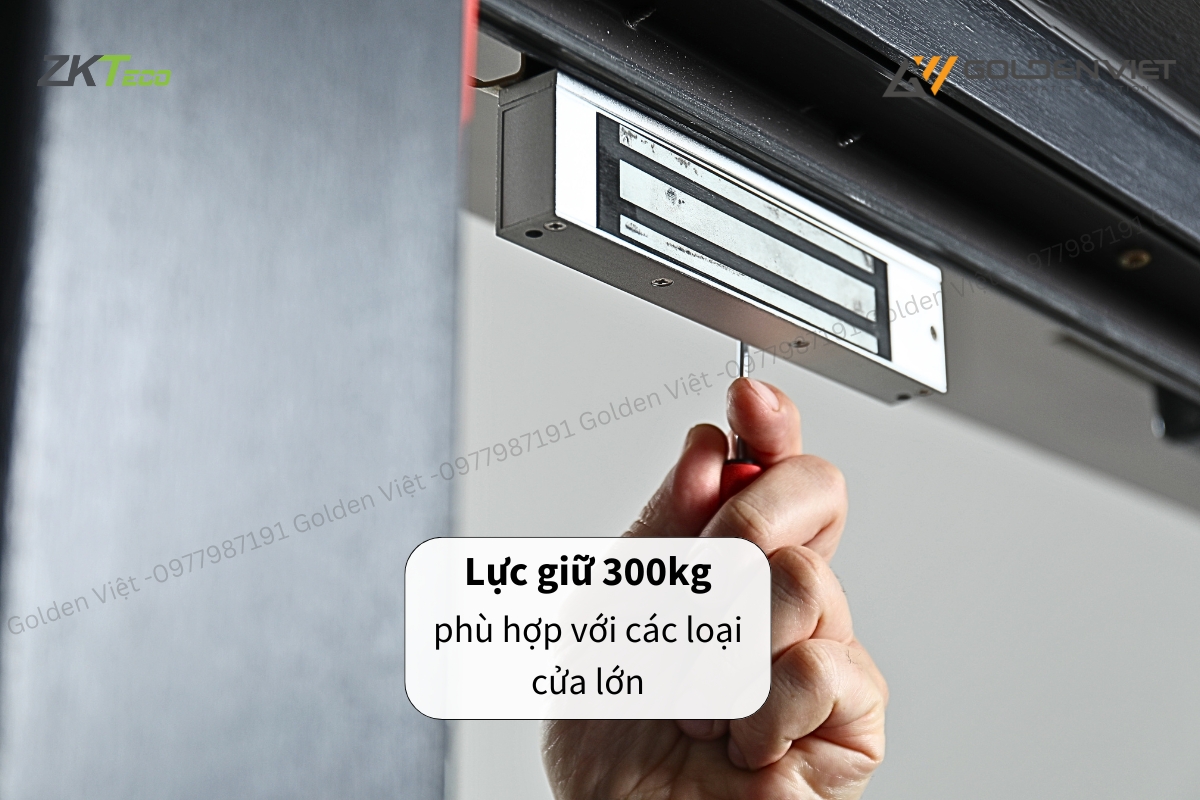 Khóa điện từ AL-350(LED) có lực giữ cửa mạnh 300kg