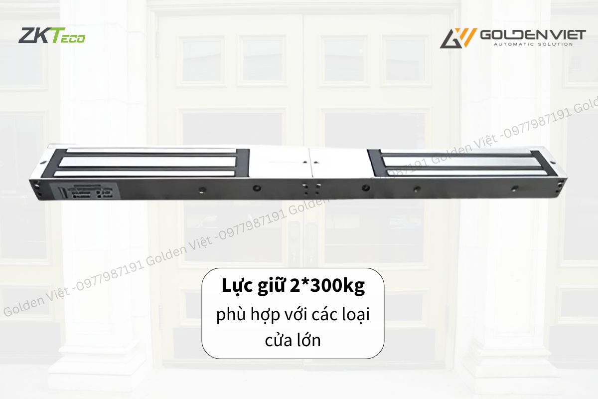 Khóa điện từ AL-350D(LED) có lực giữ lớn 2*300kg