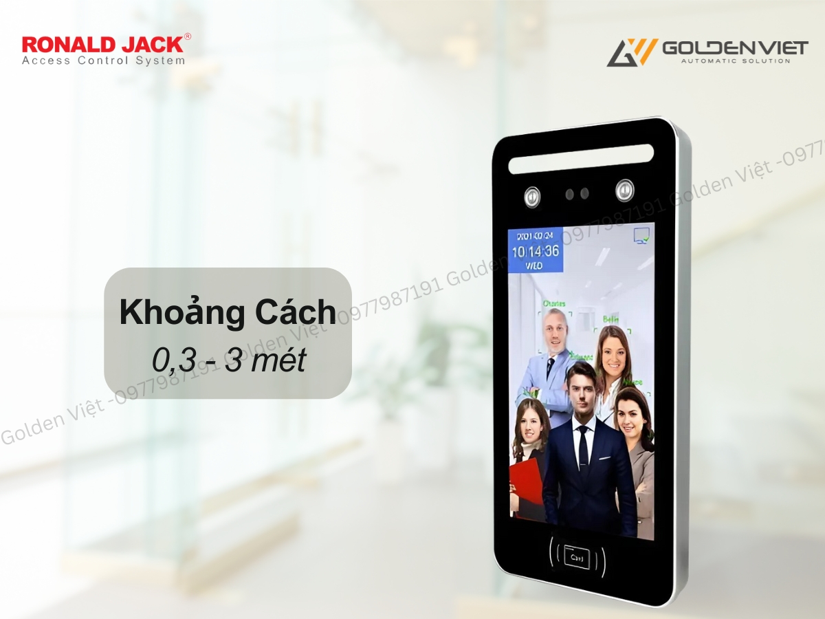 Ronald Jack AI08 nhận dạng gương mặt trong phạm vi 3 mét