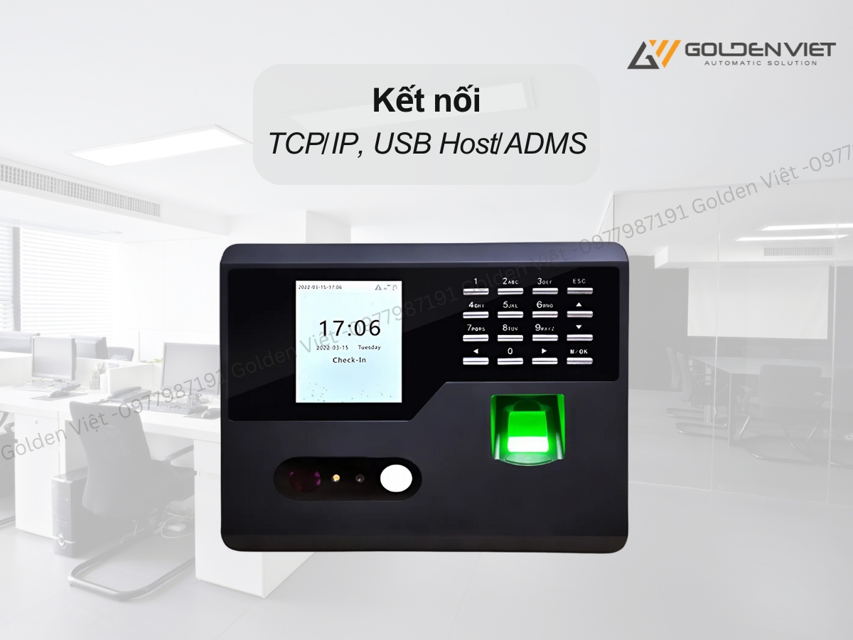 Ronald Jack MB23VL giao tiếp qua TCP/IP, USB Host/ADMS