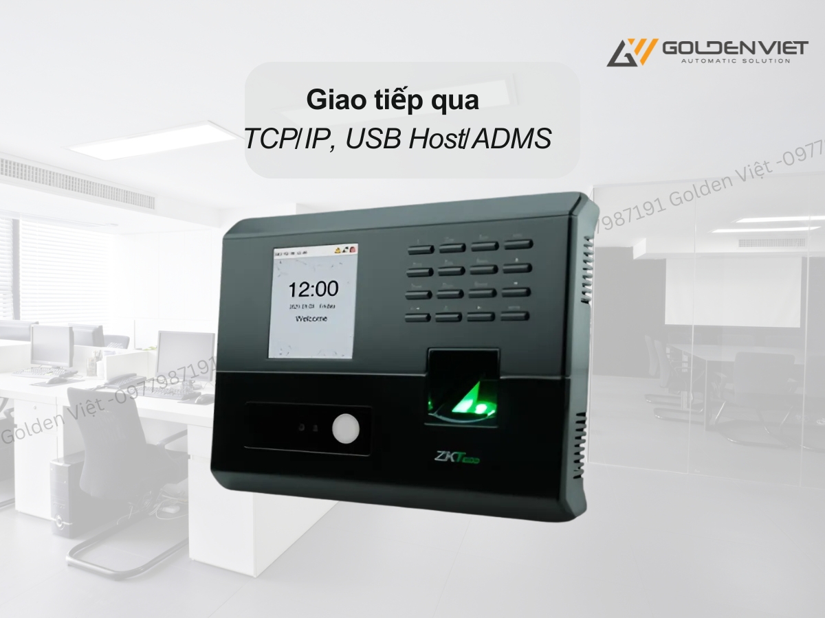 ZKteco MB100VL giao tiếp qua TCP/IP, USB Host/ADMS