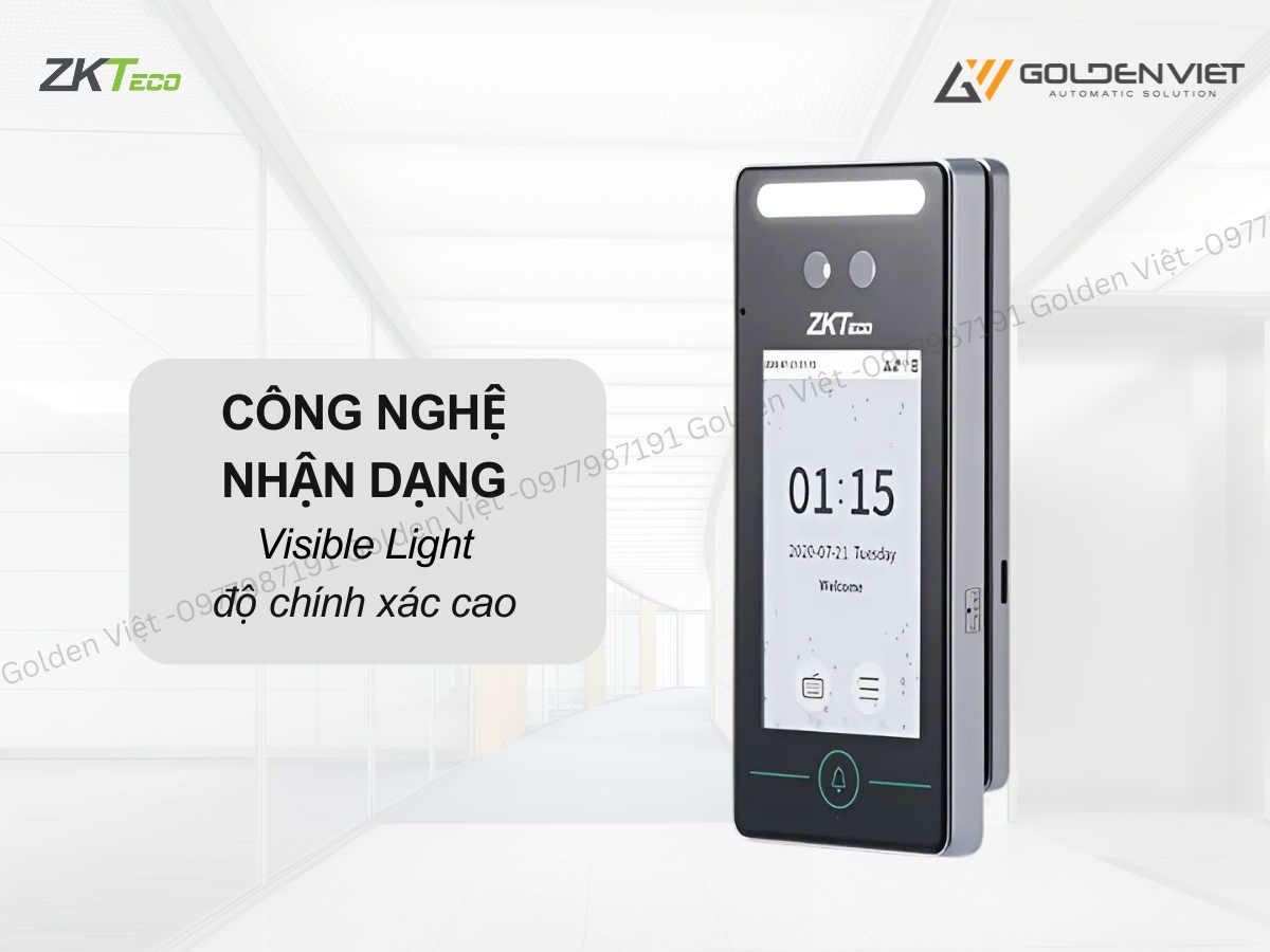 ZKteco MiniAc có công nghệ nhận diện khuôn mặt Visible Light