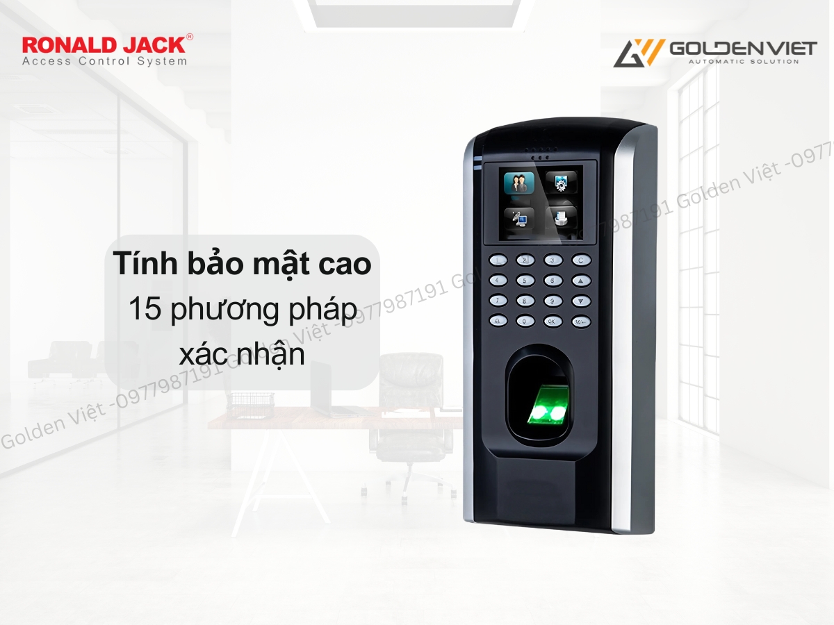 Máy chấm công Ronald Jack SF200 có tính bảo mật cao