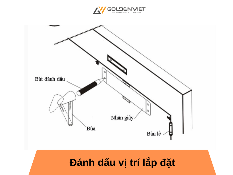 Đánh dấu vị trí lắp đặt