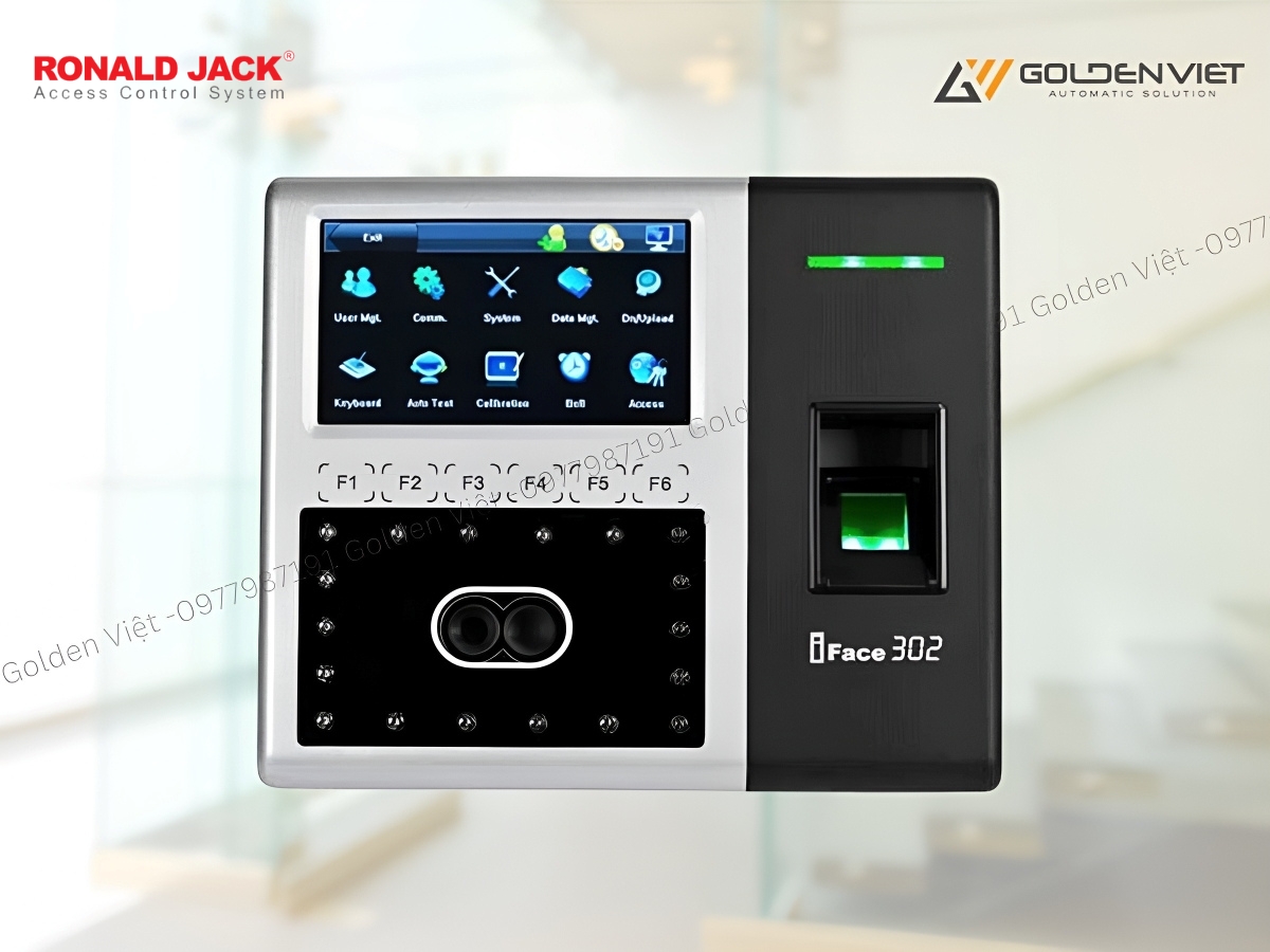 Công ty cổ phần Golden Việt chuyên cung cấp máy chấm công Ronald Jack Iface 302 có bảo hành