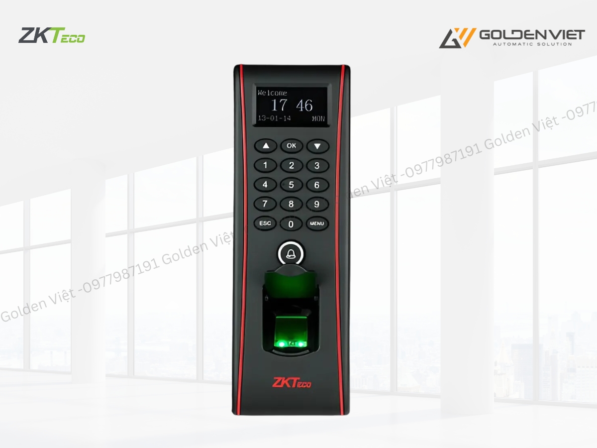 Công ty cổ phần Golden Việt cung cấp máy chấm công ZKteco TF1700 có bảo hành