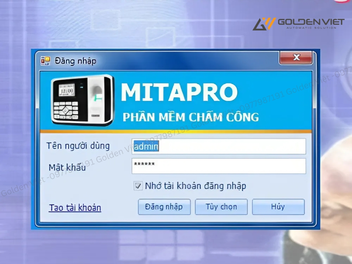 Phần mềm Mita Pro giúp quản lý dữ liệu chấm công hiệu quả