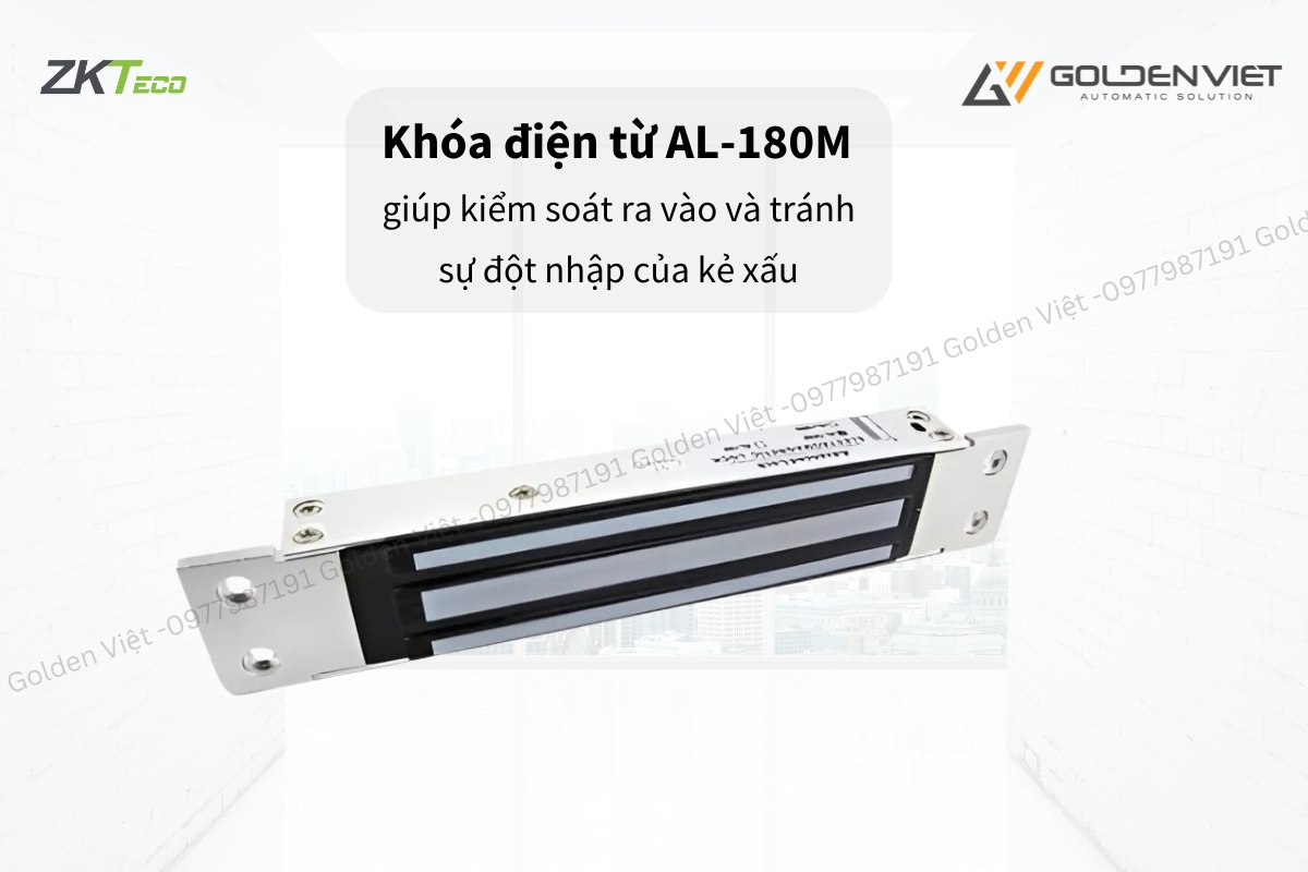 Khóa điện từ AL-180M giúp kiểm soát ra vào hiệu quả