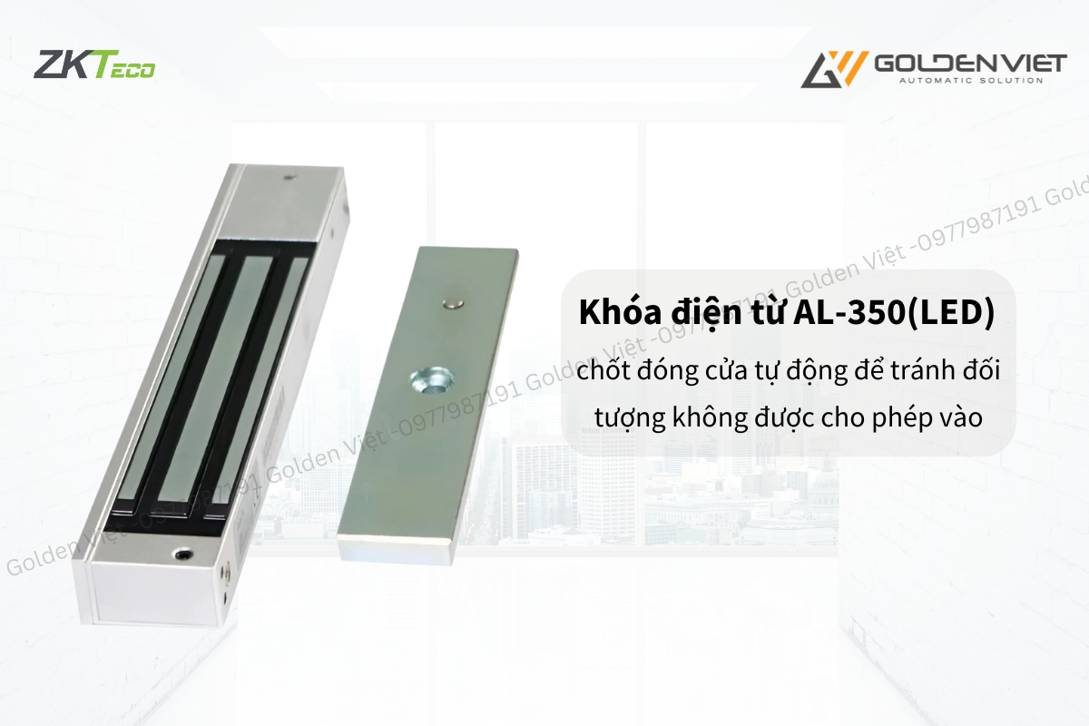 Khóa điện từ AL-350(LED) giúp kiểm soát an ninh hiệu quả