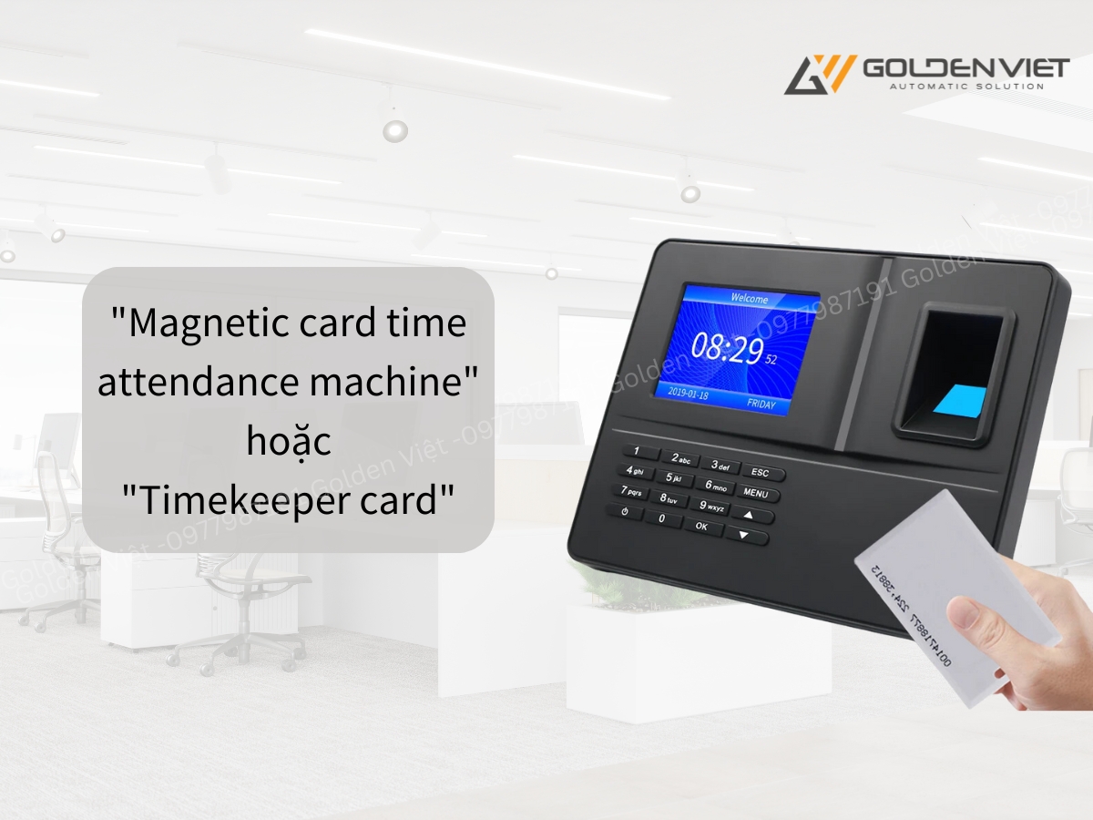 Máy chấm công thẻ từ - Magnetic card time attendance machine