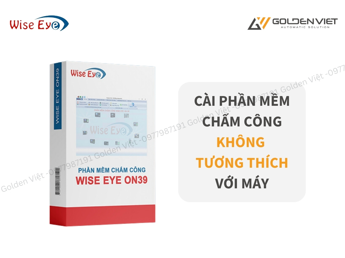 Cài lại phần mềm máy chấm công Wise Eye On39