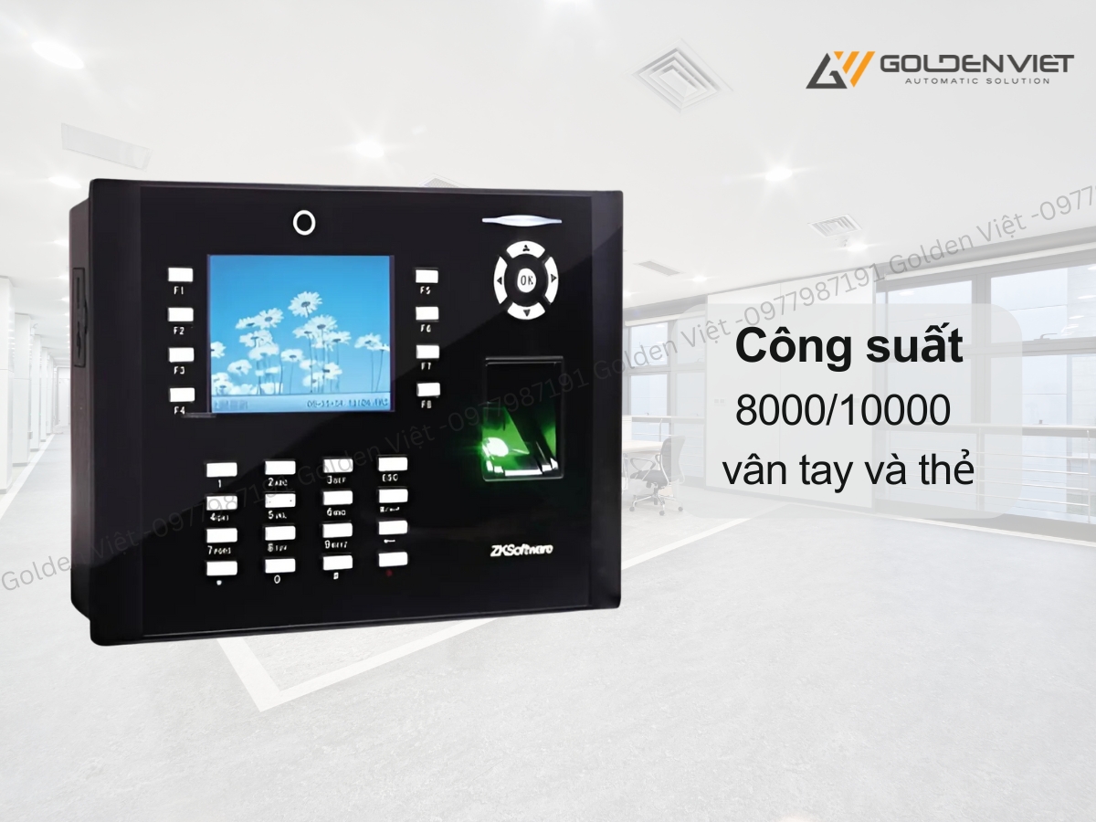 Máy chấm công vân tay Abrivision 680 có dung lượng bộ nhớ lớn