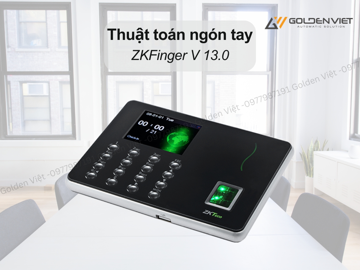 Máy chấm công vân tay ZKteco WL10 sử dụng thuật toán ngón tay ZKFinger V 13.0