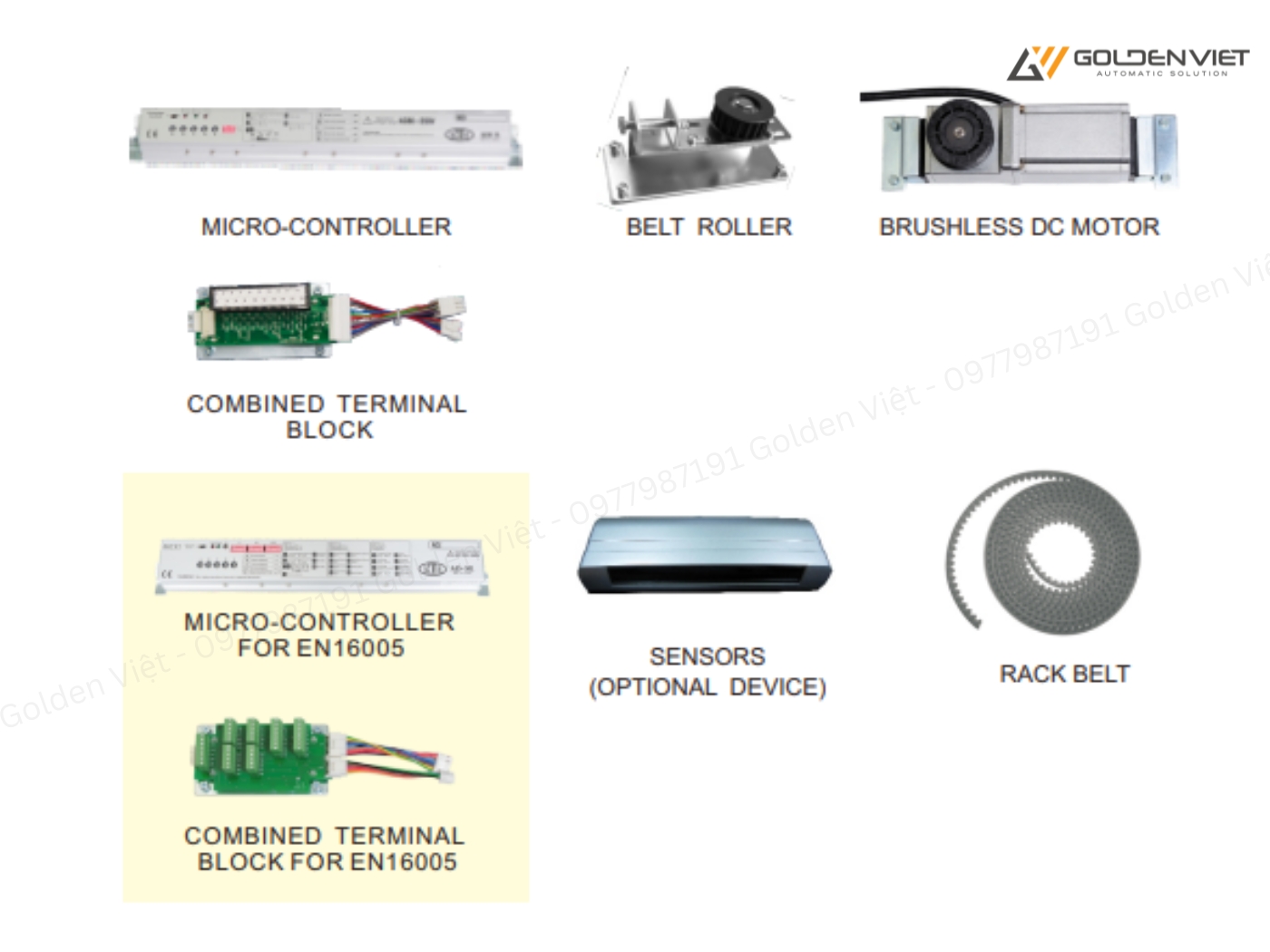 Trọn bộ cửa tự động KTH model AD-3